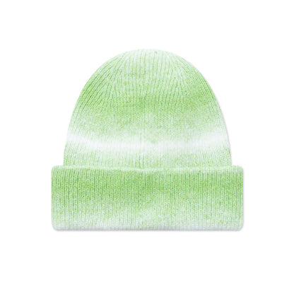 Cuff Basic Striped Beanie - Lime