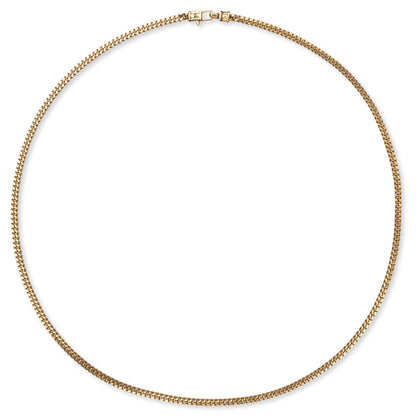 Curb Chain M Gold - 925 Sterling Silver/9K Gold