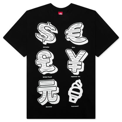 Currency S/S Tee - Black