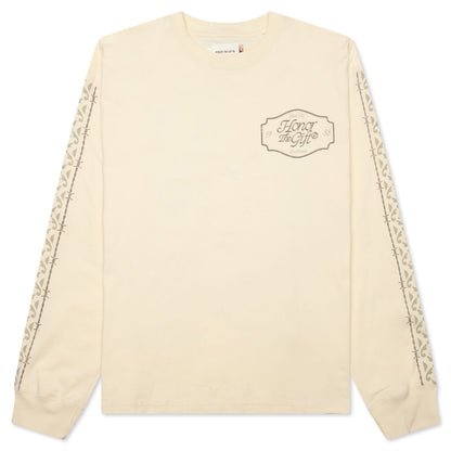 Holiday Honor the Gift Pattern L/S - Bone