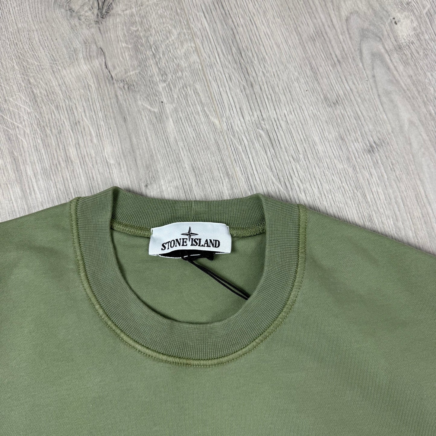 Stone Island Dyed Sweatshirt - Sage