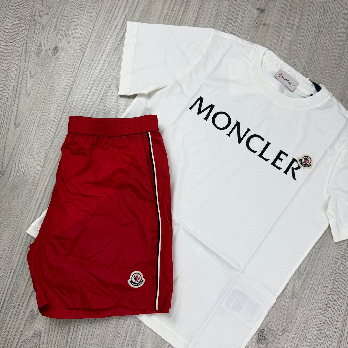 Moncler Junior Holiday Set - White/Red