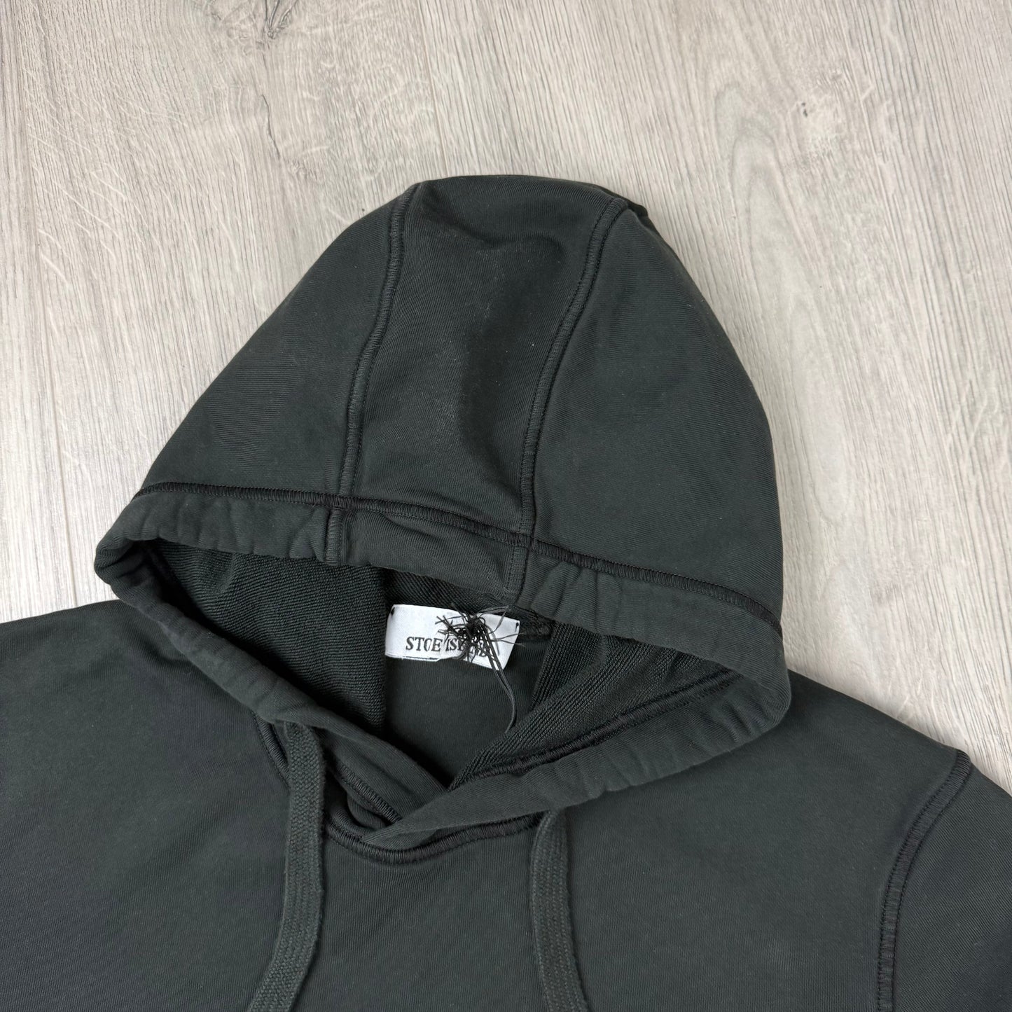Stone Island Dyed Hoodie - Black