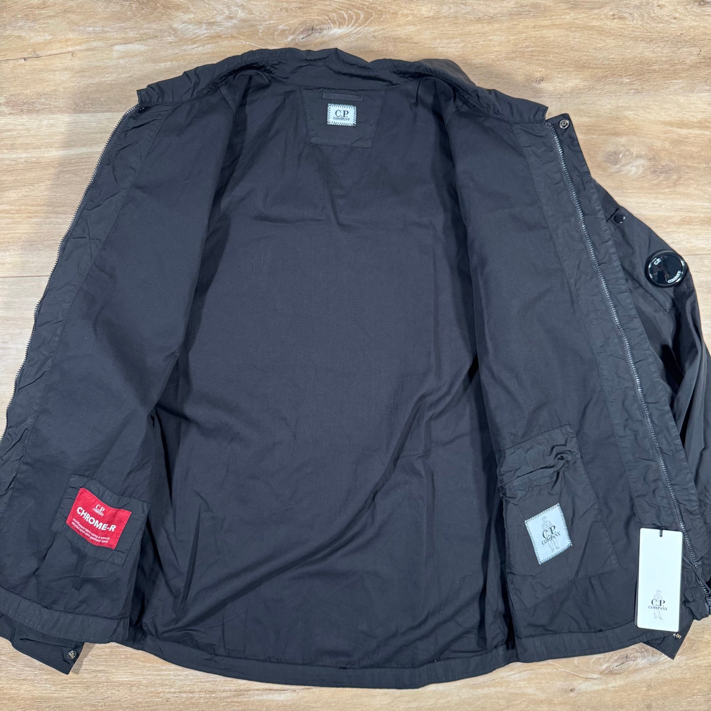 C.P. Company Chrome-R Lens Overshirt in Black