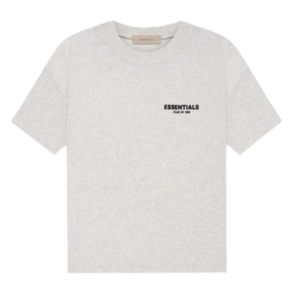 ESSENTIALS FOG LIGHT HEATHER SS22 TEE+SHORTS BUNDLE