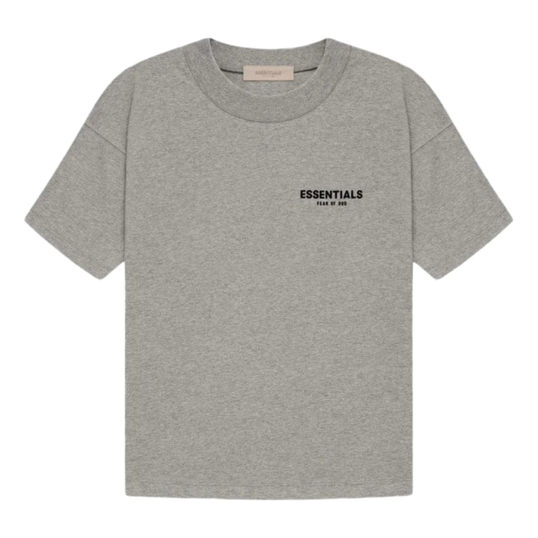 ESSENTIALS FOG DARK HEATHER SS22 TEE+SHORTS BUNDLE