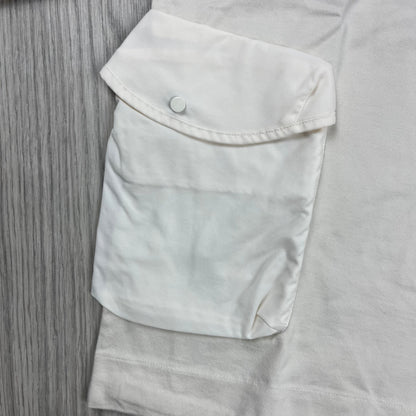 CP Company Zip Hoodie - White