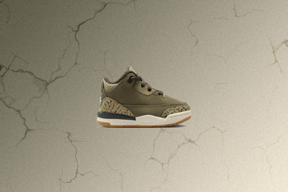 Air Jordan 3 Retro  'Family Affair' (TD) - Medium Olive/Neutral Olive/Sequoia