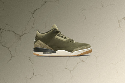 Air Jordan 3 Retro 'Family Affair' - Medium Olive/Sequoia/Neutral Olive
