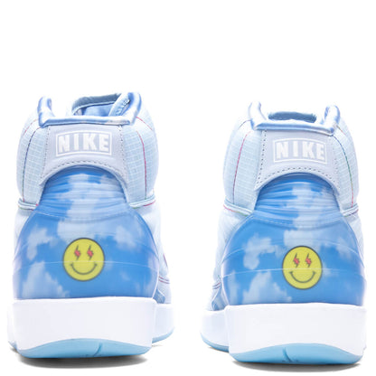 J Balvin x Air Jordan 2 - Celestine Blue/White-Multi-Color