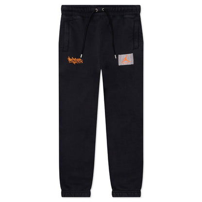 Air Jordan x Shelflife Pant - Black/Total Orange