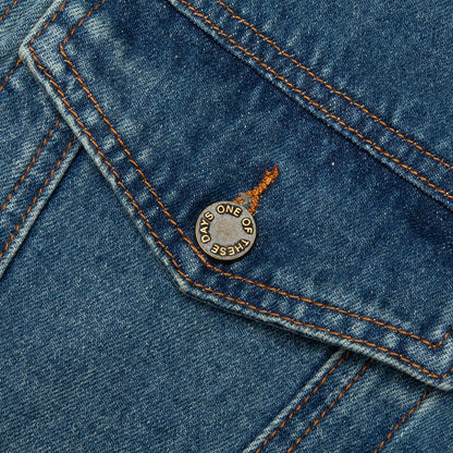 Denim Trucker Jacket - Washed Indigo