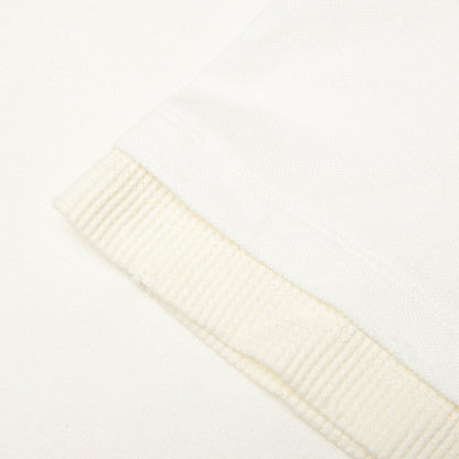 Destroyed Short Sleeve Polo - Egg White