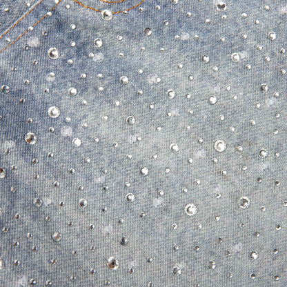 20K Swarovski Diamond Boro Jean - Blue