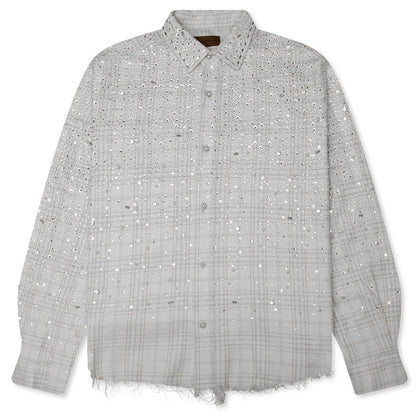 20K Pearl Diamond Shirt - White/Beige