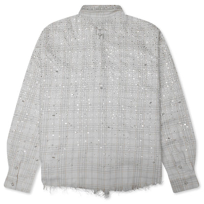 20K Pearl Diamond Shirt - White/Beige