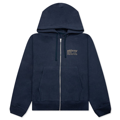 DNA Zip Hoodie - Navy