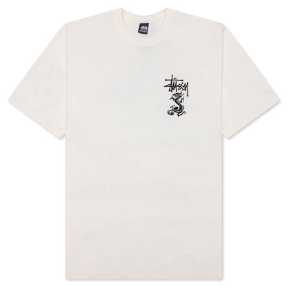 Double Dragon Pigment Dyed Tee - Natural