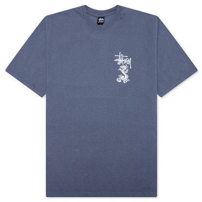 Double Dragon Pigment Dyed Tee - Navy
