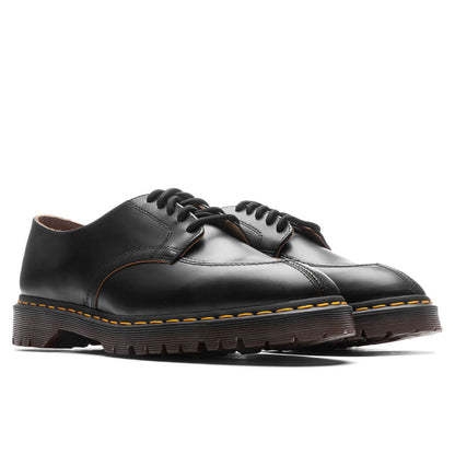 2046 Vintage Smooth Leather Oxford Shoes - Black