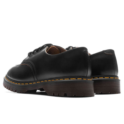 2046 Vintage Smooth Leather Oxford Shoes - Black