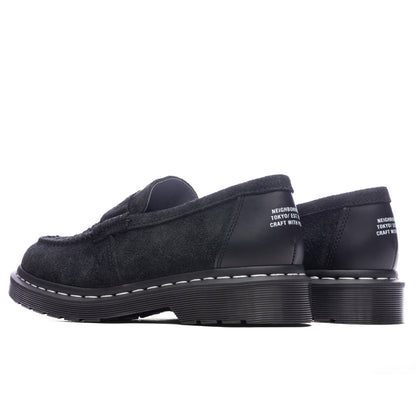 Dr. Martens x Neighborhood Penton Creeper - Black Hairy Suede Smooth