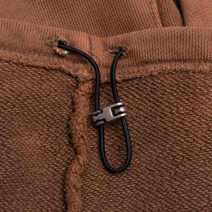 Devil Peace Patch Hoodie - Brown
