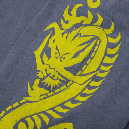 Dragons Pig. Dyed L/S Tee - Indigo