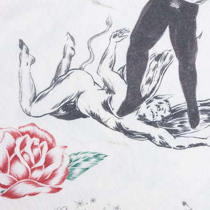 Drawing L/S Tee - White