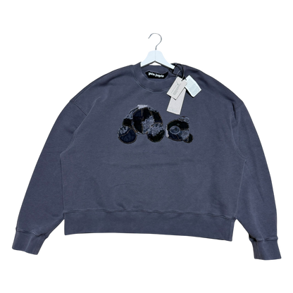 Palm Angels Sweater Patchwork Ripped Bear