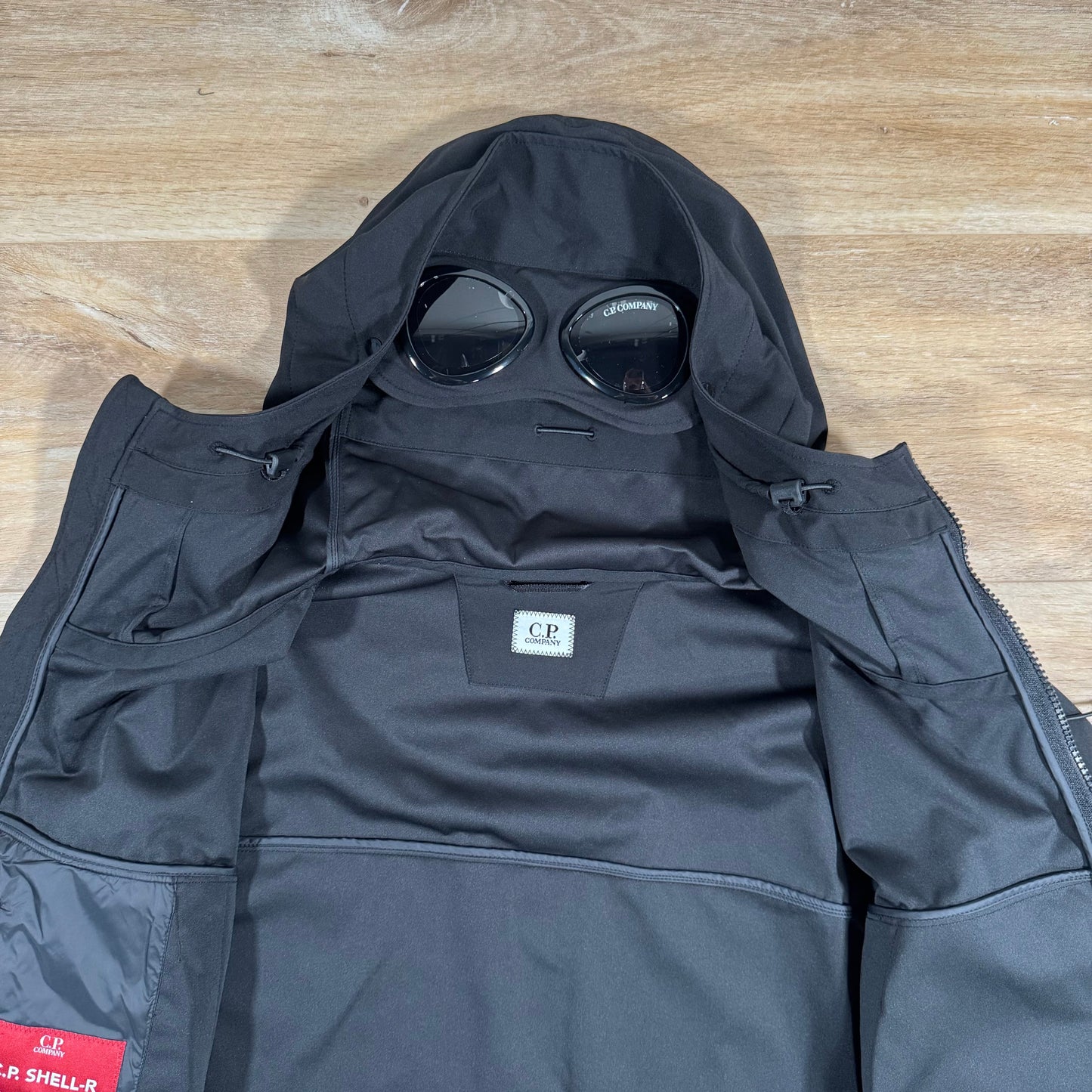 C.P. Company Shell-R Goggle Jacket in Black