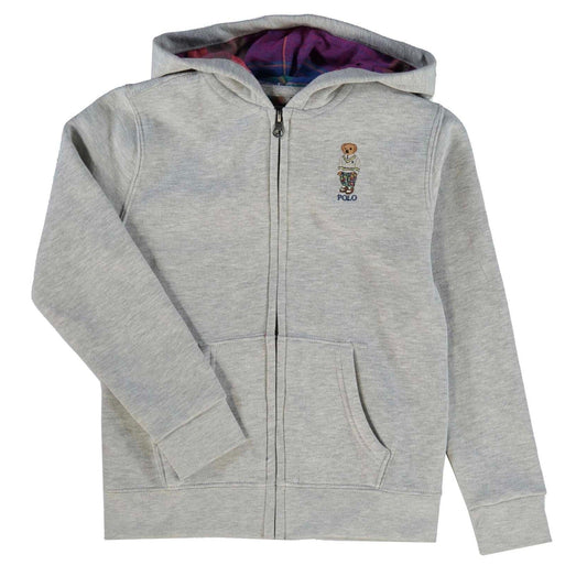 Kids Ralph Lauren Zip Bear Hoodie
