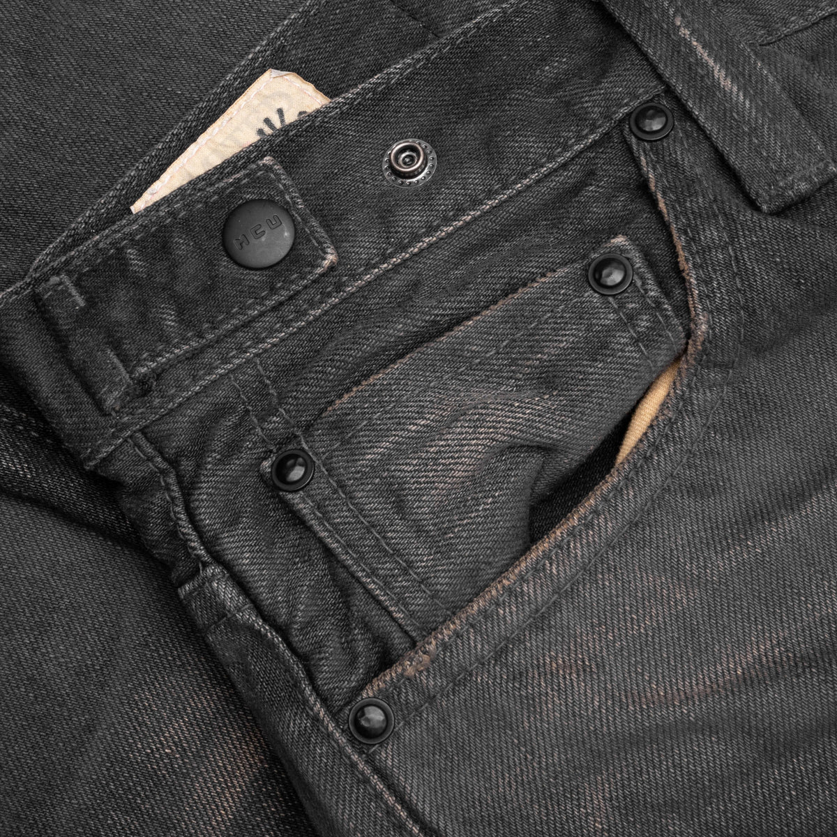 Edo Straight Jean - Worn Black