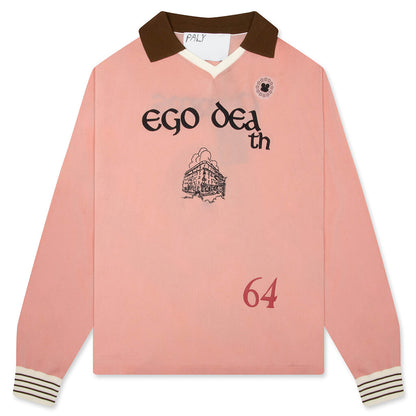 Ego Death Soccer Polo Jersey - Pink