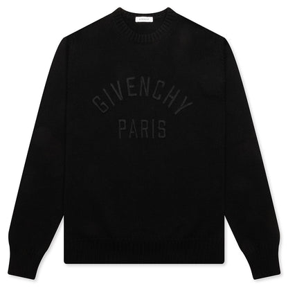 Embroidered Sweater - Black