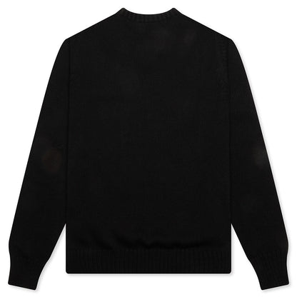 Embroidered Sweater - Black