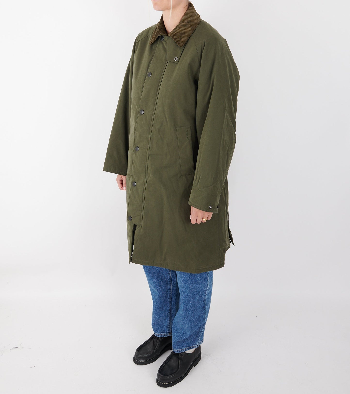 Barbour Padded Exmoor Coat Olive