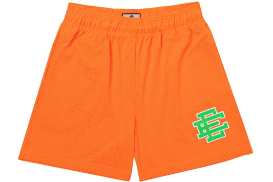 ERIC EMANUEL EE BASIC SHORTS SAFETY ORANGE / GREEN