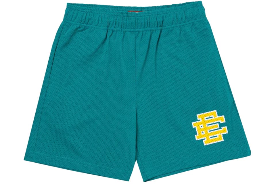 ERIC EMANUEL EE BASIC SHORTS TEAL / YELLOW