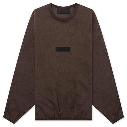 Essentials Kid's Crewneck - Heather Wood