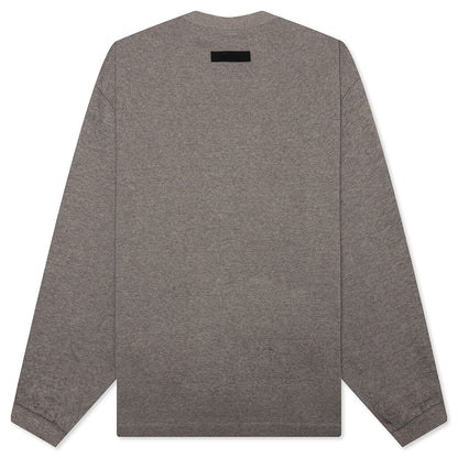 Heavy Long Sleeve Tee - Heather Grey