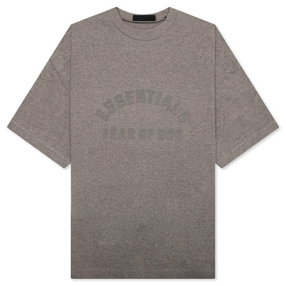 Essentials Heavy S/S Tee - Heather Grey
