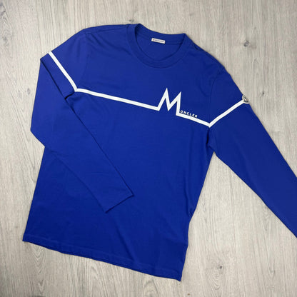 Moncler Long Sleeve T-Shirt - Blue