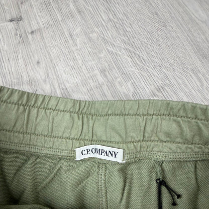CP Company Jersey Shorts - Moss Gray