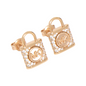 Womens Michael Kors Rose Gold Plated Earings
