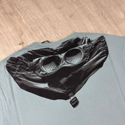 CP Company Goggle T-Shirt - Silver Blue