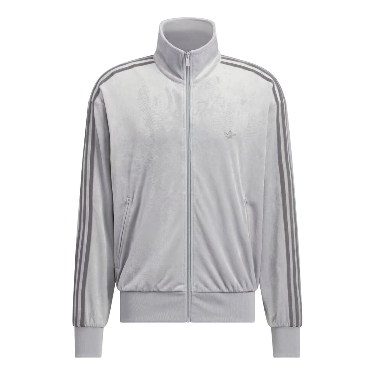 adidas Firebird Velour Track Top 'Light Onix' KQ5476