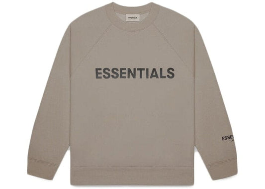 ESSENTIALS FOG 3D SILICON CREWNECK TAUPE