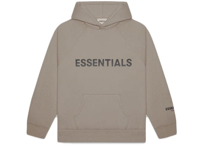 ESSENTIALS FOG 3D SILICON HOODIE TAUPE