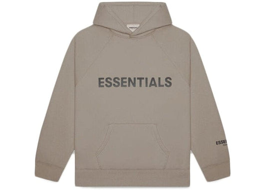 ESSENTIALS FOG 3D SILICON HOODIE TAUPE